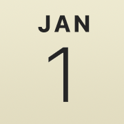 iPhoneアイコンカレンダー iPhone 15・イエロー