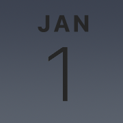 iPhoneアイコンカレンダー iPhone 15 pro・ブルーチタニウム