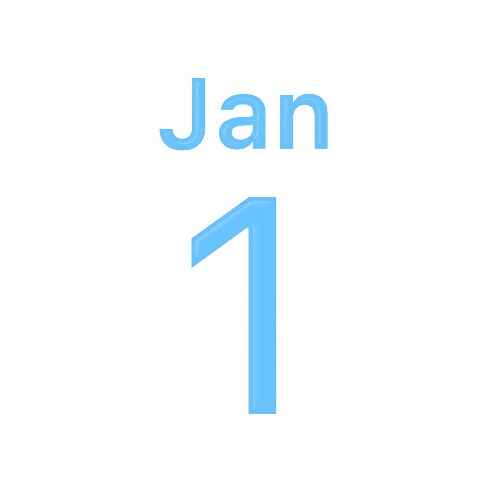 iOS iPhoneダークアイコンカレンダー