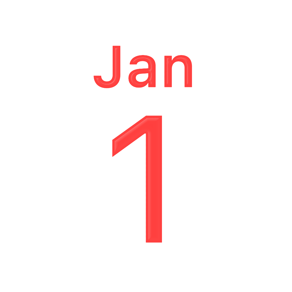 iOS iPhoneダークアイコンカレンダー　ダーク自動