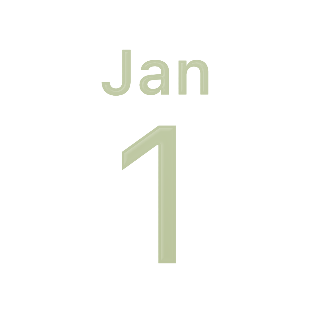 iPhoneアイコンカレンダー iPhone 17セージ