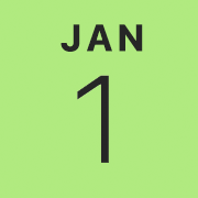 iPhoneアイコンカレンダー green