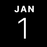 iPhoneアイコンカレンダー Jetblack