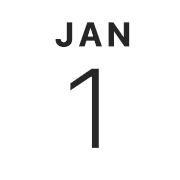 iPhoneアイコンカレンダー　文字色黒