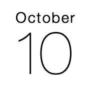 iPhoneアイコンカレンダー　iOS8 黒文字