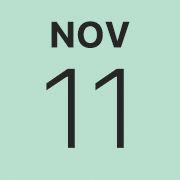 iPhoneアイコンカレンダー 11グリーン