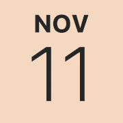 iPhoneアイコンカレンダー 11Proゴールド