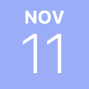 iPhoneアイコンカレンダー iPhone 15・ウルトラマリン