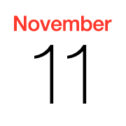 iPhoneアイコンカレンダー　iOS8　太字