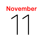 iPhoneアイコンカレンダー　iOS9　太字