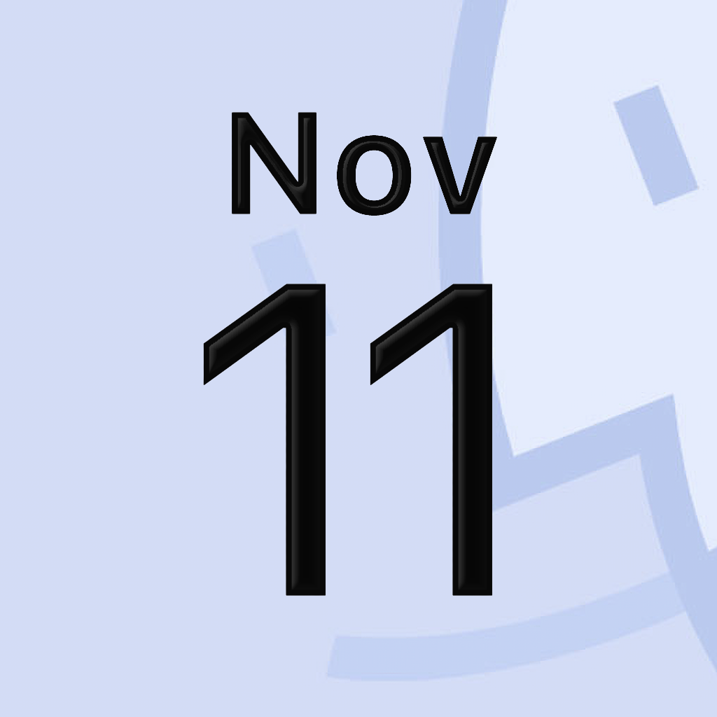 iPhoneアイコンカレンダー MacOS