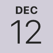 iPhoneアイコンカレンダー 11パープル