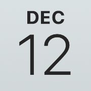 iPhoneアイコンカレンダー iPhone 15・ブルー