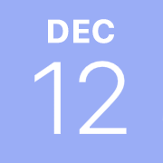 iPhoneアイコンカレンダー iPhone 15・ウルトラマリン