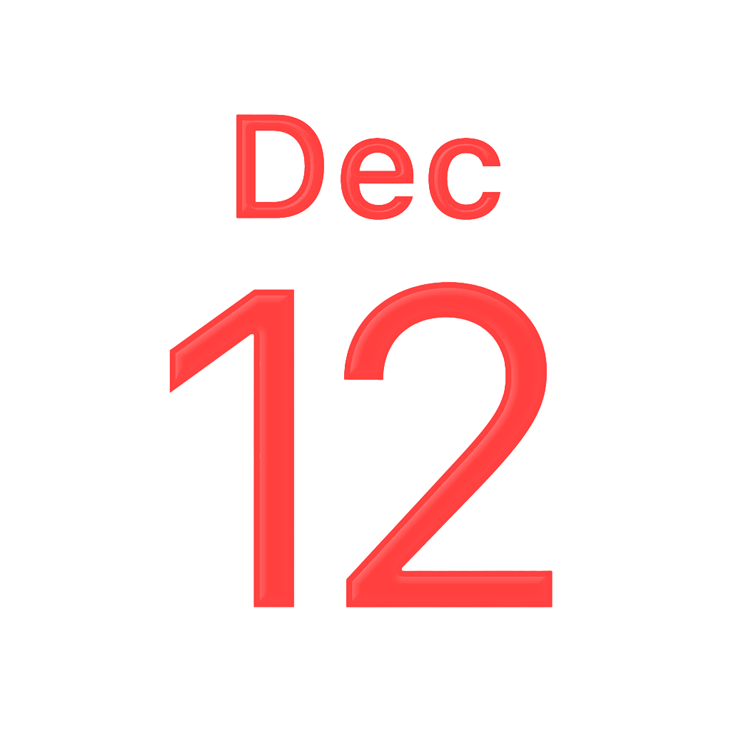 iOS iPhoneダークアイコンカレンダー　ダーク自動