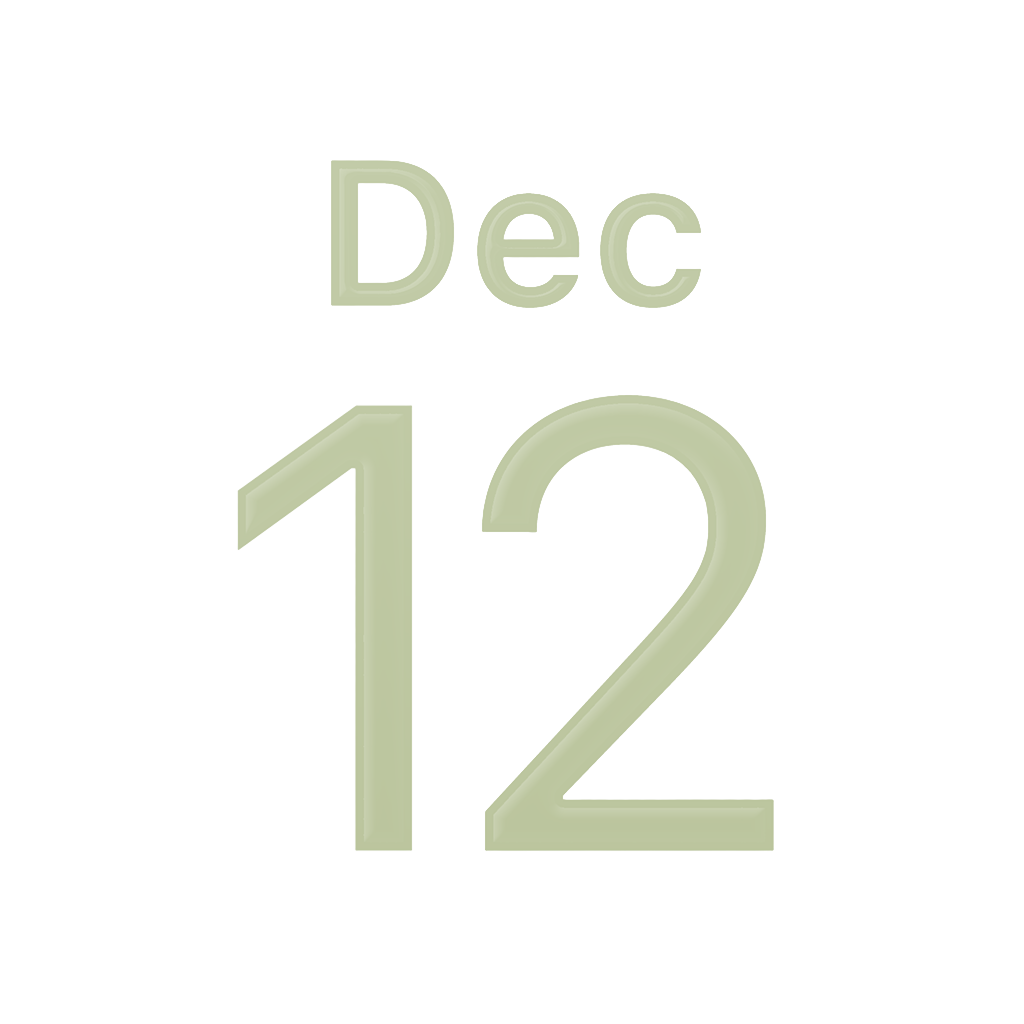 iPhoneアイコンカレンダー iPhone 17セージ