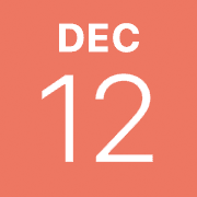 iPhoneアイコンカレンダー coral