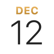 iPhoneアイコンカレンダー yellow ocher