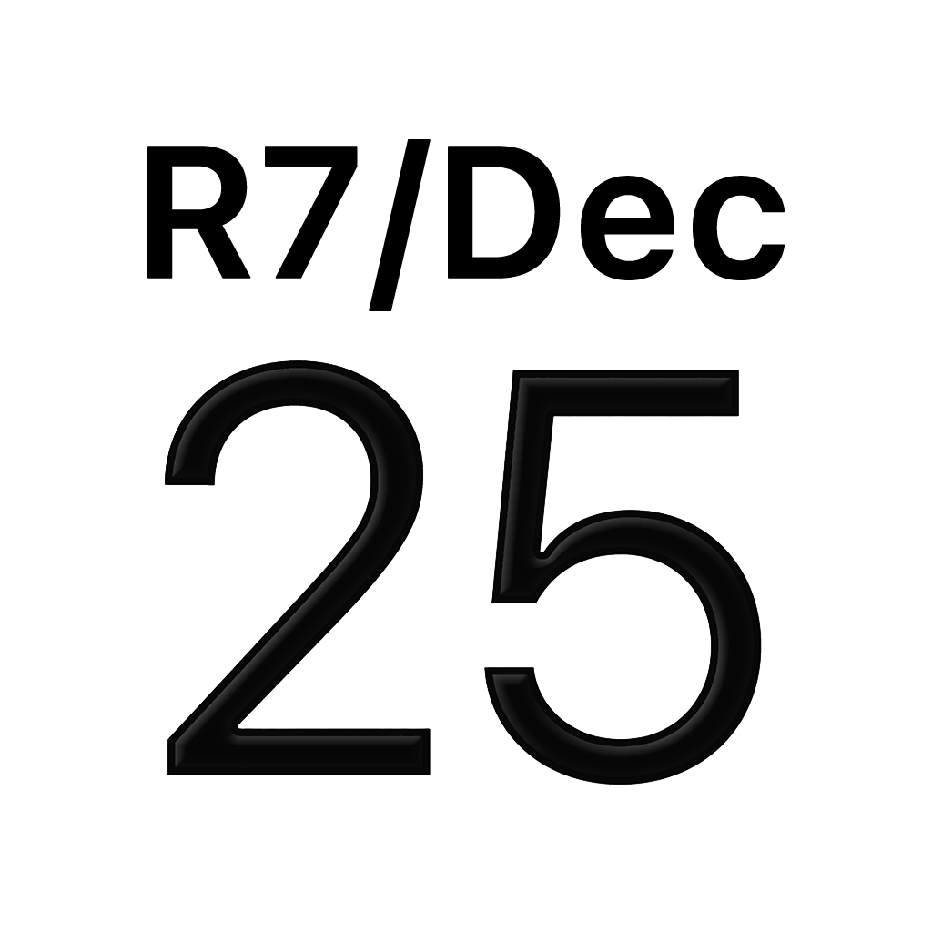 iPhone西暦表示アイコン　文字色赤