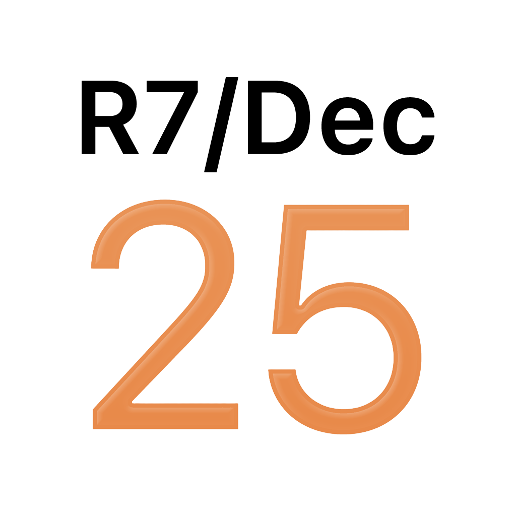 iPhone西暦表示アイコン　文字色赤