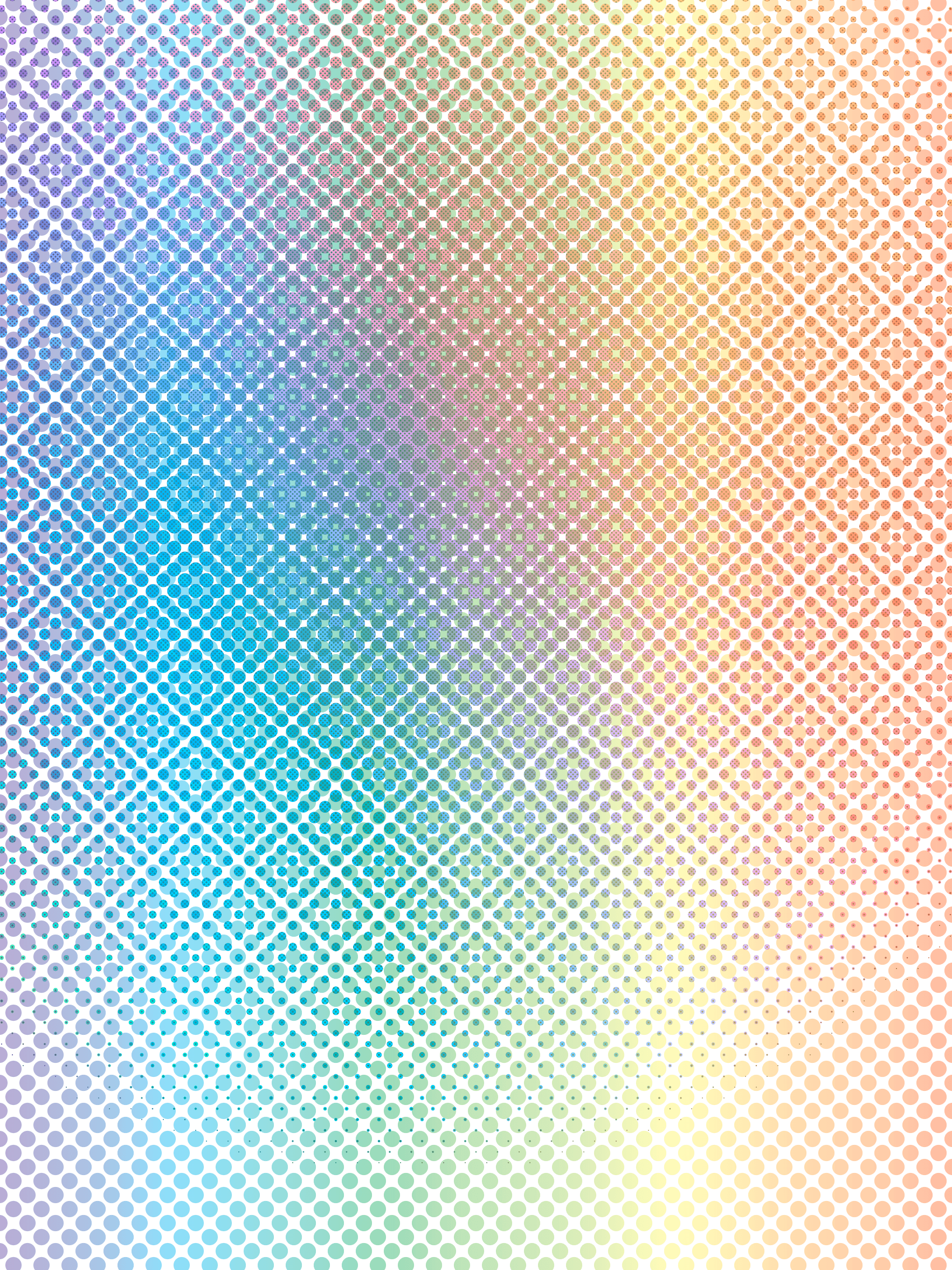 iPhone / Android用壁紙　レインボートーン