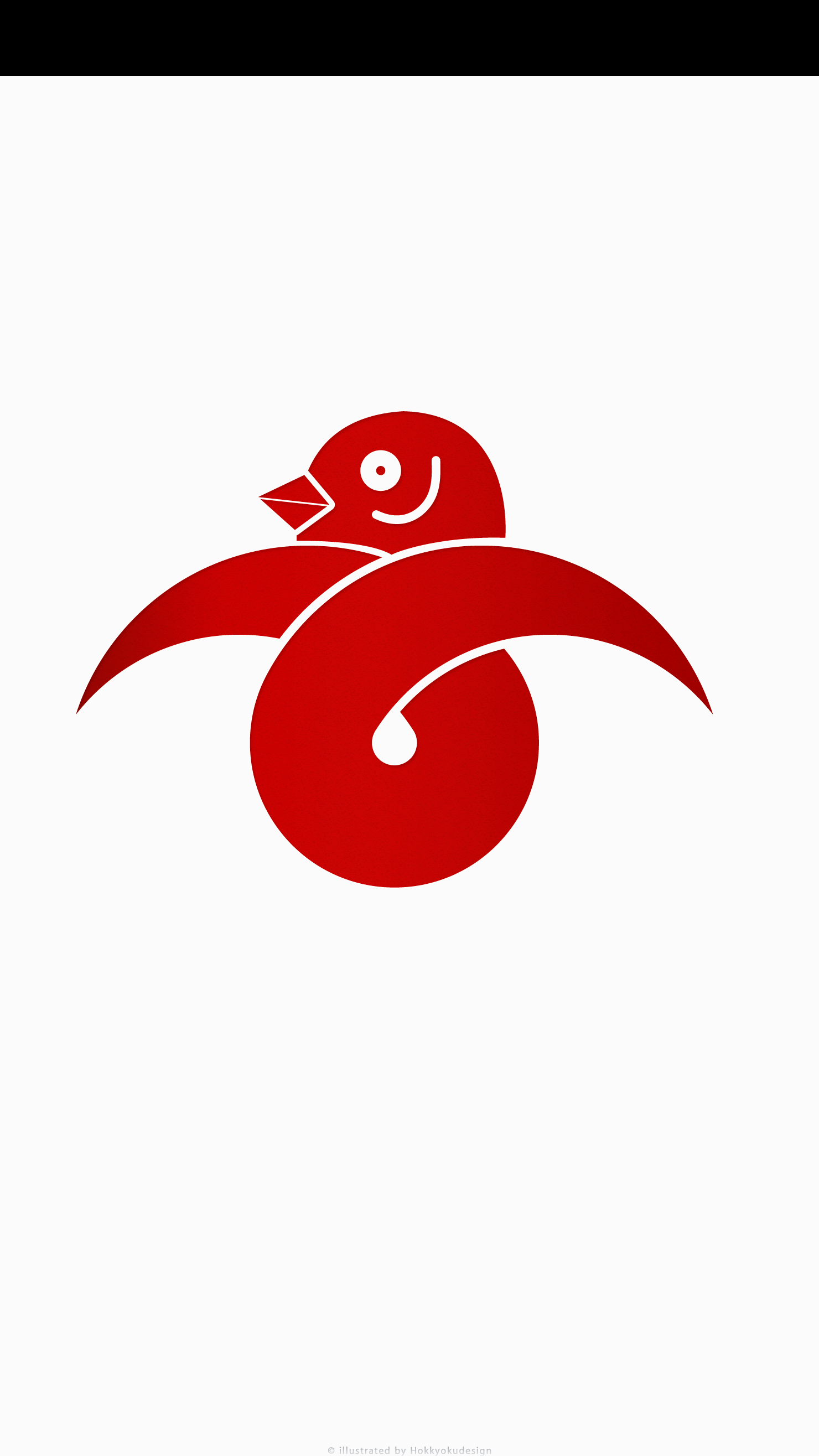 結び雁金・赤備えの壁紙