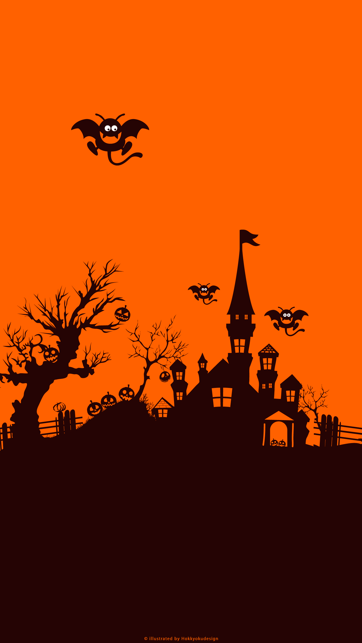 iPhone5ハロウィン待受け壁紙