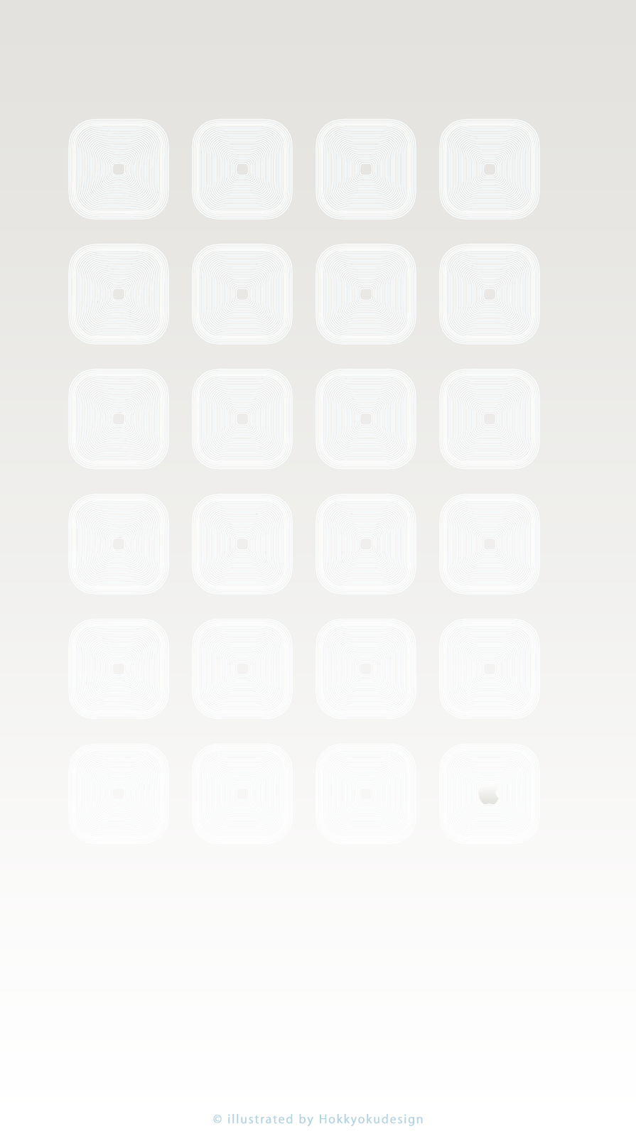 iPhone6 動く棚の壁紙