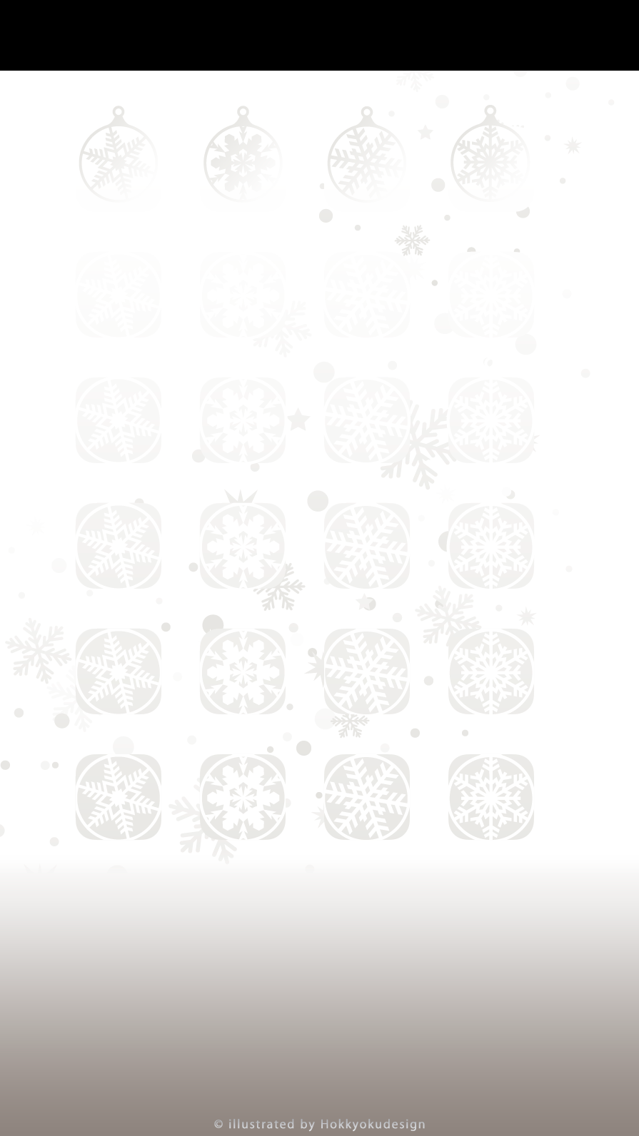 iPhone6 クリスマス棚の壁紙