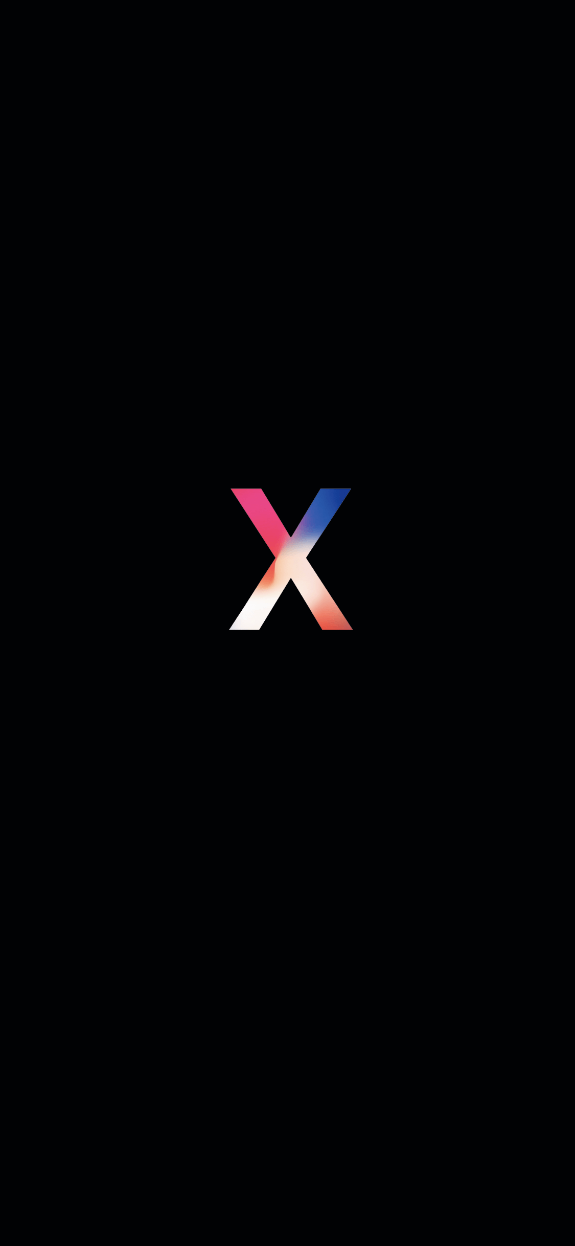 iPhoneXの壁紙　Appleマーク