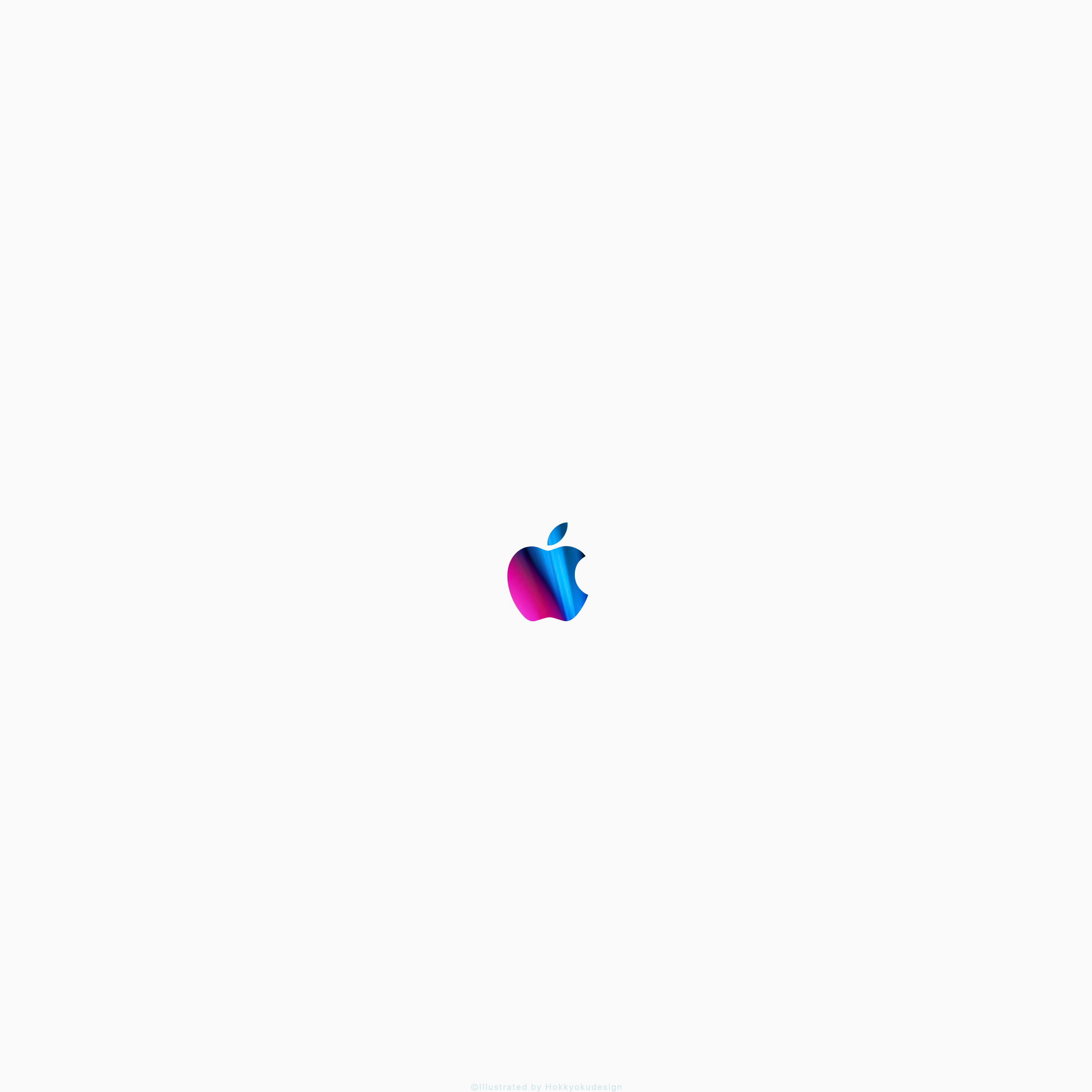 iPhone X/8/8Plusの壁紙　Appleマーク