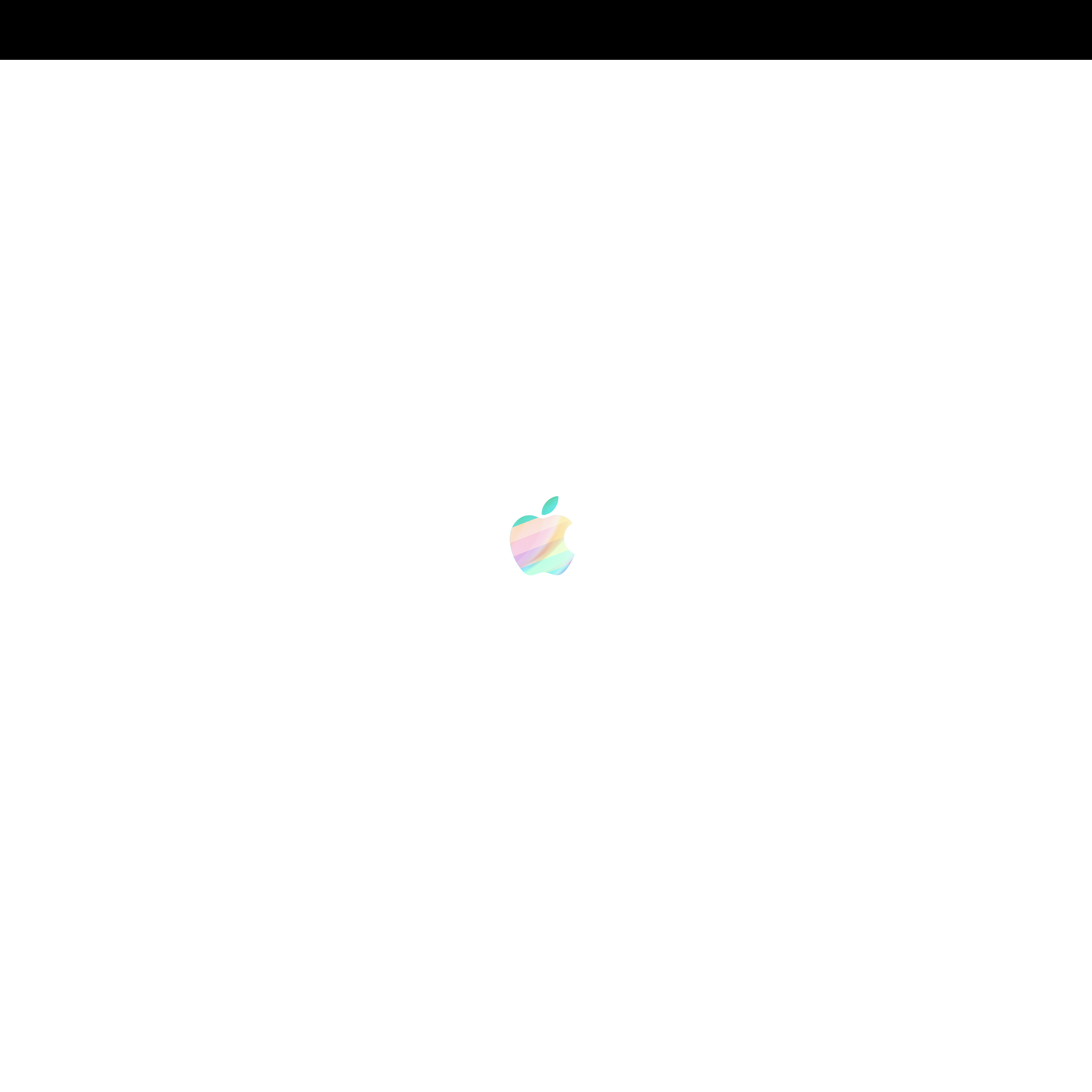 iPhone X/8/8Plusの壁紙　Appleマーク