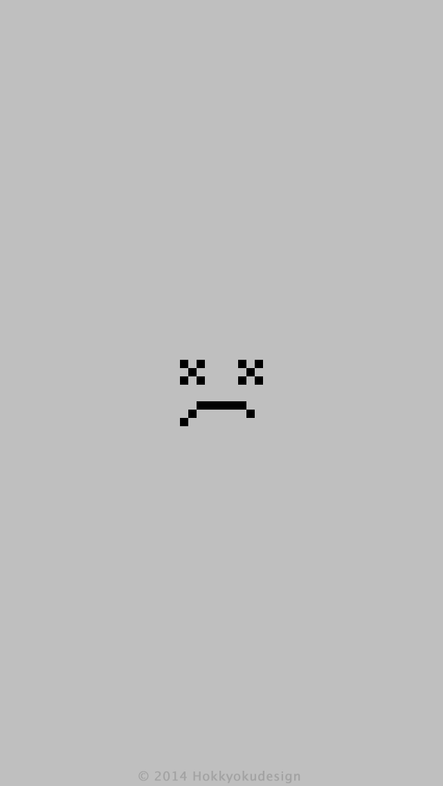 iPhone / Android用壁紙　SadMac SadiPhone
