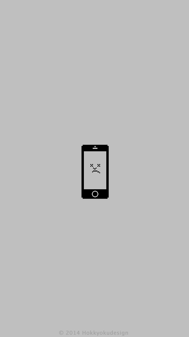 iPhone / Android用壁紙　SadMac SadiPhone