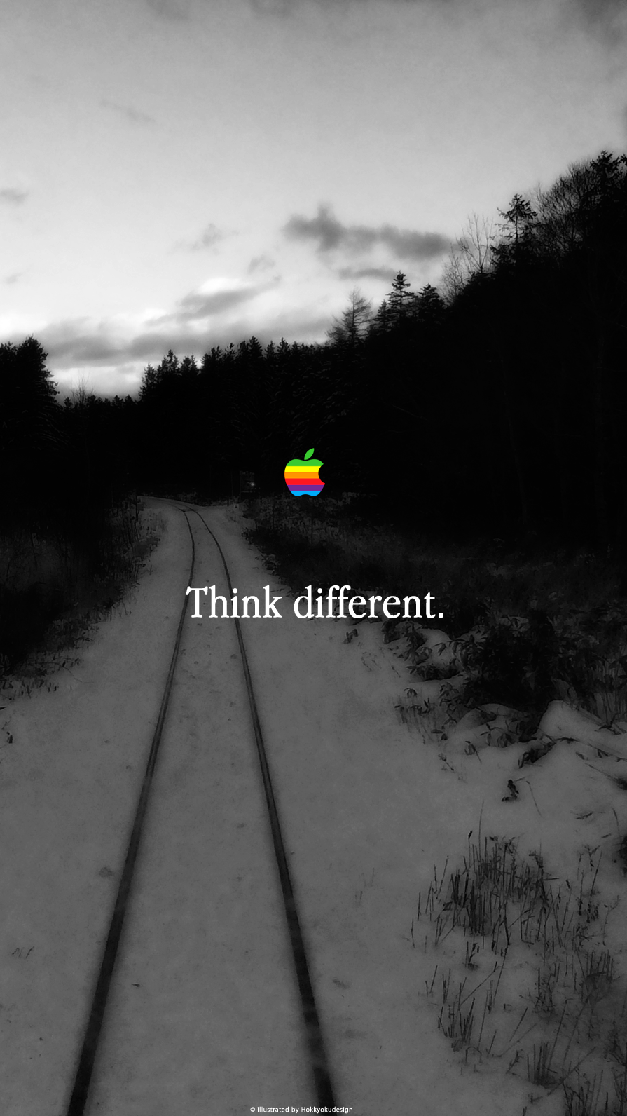 iPhone / Android用壁紙　Think different 2016