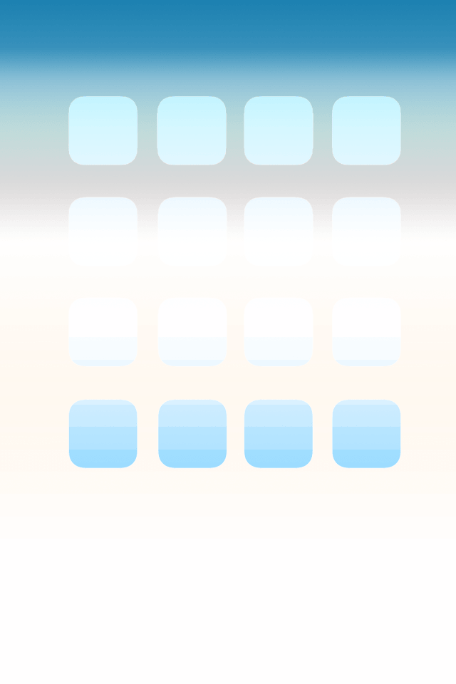 ドックが消える棚壁紙　iPhone4s